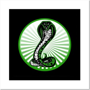 King Cobra Sun Snake Posters and Art